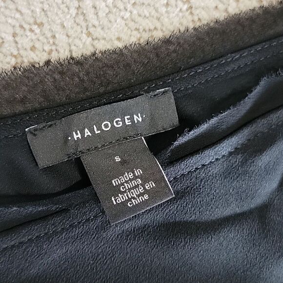 Halogen Black Sleeveless V-Neck Top - Size Small - Picture 4 of 12